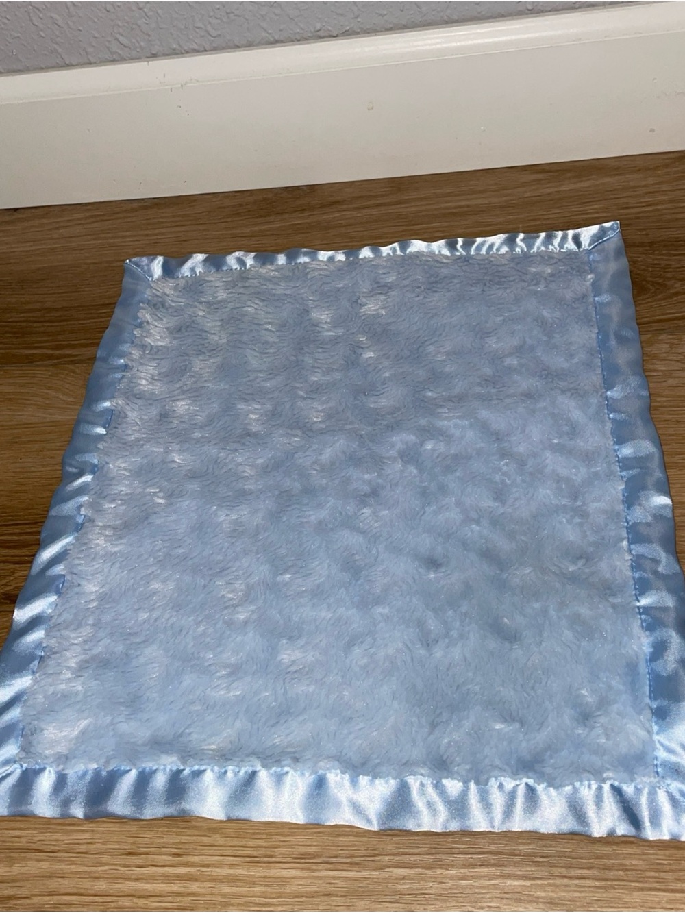 George Lovey Baby Security Blanket Blue Swirls